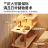 Mesita de noche moderna, mueble lateral simple para dormitorio, mesita de noche para vivienda de alquiler, estante de almacenamiento simple para mesita de noche