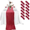 Amazon Transfronterizo Bali Hilo Mantel de Mesa Tela Plegada Fiesta Navideña Boda Decoración Mantel de Mesa Arrugado Venta al por Mayor
