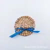 Colgante de Sombrero de Paja Tejido a Crochet con Rafia, Decoración Estilo Vacaciones, Accesorios DIY Estilo Coreano para Ropa y Bolsos, Venta al por Mayor de Accesorios y Componentes
