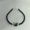 Collar con cabeza de gato adorable de plata de ley 925 para mujer, nuevo diseño de nicho de estilo moderno INS 2023, cadena de clavícula de alta calidad.