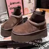 2026 Nuevas Botas de Nieve de Algodón Gruesas con Plataforma Estilo Étnico de Punto Grueso Botines Zapatos Birkenstock Botas para Mujer