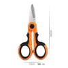 Tijeras de Pesca Personalizadas OEM Profesionales Fuertes Tijeras para Línea de Pesca de Caballo Acero Inoxidable Dentado Equipo de Pesca Multifuncional Transfronterizo Venta al por Mayor