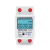 Medidor de energía eléctrica monofásico tipo riel pantalla digital inteligente 220V medidor eléctrico electrónico de alta precisión 2P medidor de energía eléctrica doméstico