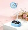 Nova Lâmpada de Unha Portátil Inteligente Totalmente Automática de Secagem Rápida Recarregável Preta para Nail Art, Lâmpada de Lótus para Secagem de Esmalte em Gel
