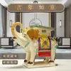 Elefante de Cerâmica Tang Sancai Artesanato Enfeites para Decoração de Casa Sala de Estar Entrada Presentes de Inauguração Casa Nova
