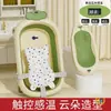 Bañera Plegable para Bebé Bañera para Sentarse y Acostarse Infantil para Niños Uso en Casa Uso para Recién Nacidos Niños
