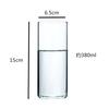 Vaso recto de agua de borosilicato alto resistente al calor y a altas temperaturas Vaso de borosilicato alto resistente al calor transparente para juego de té Flor Té negro Té verde