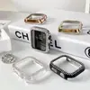 Adecuado para Apple 11 Watch iWatch 12ª Generación Se Funda de Diamantes de Doble Fila Applewatch 9/10 Funda Semi Hueca