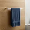 Estante para Toallas de Acero Inoxidable, Estante para Toallas de Baño sin Taladro, Anillo Integrado para Toallas Cepillado, Hecho a Medida