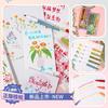 Guangbo 84602 Sanrio Kulomipacha Perro 5 Colores Grosor Doble Punta Pintura Color Relleno Marcador Arte Resaltador