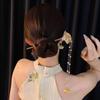 Horquilla Nuevo Estilo Chino Nicho de Alta Gama para Mujer Estilo Antiguo Horquilla para el Cabello Hanfu Parte Trasera de la Cabeza Horquilla Adorno para el Cabello de Perlas
