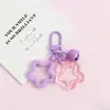 Chaveiro Duplo Sino Estrela Pingente de Mochila Estrela Fofo Acessórios Acrílicos Menina Estilo Ins Materiais Atacado