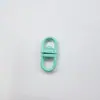 Accesorios de joyería diy color de pintura ocho hebilla giratoria universal anillo de conexión llavero anti-nudo hebilla para perro colgante