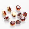6 * 8mm oval zircão garra broca cor sintética em forma de ovo zircão flash brilho cristal branco zircão garra broca