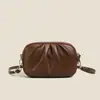 Bolsa Pequena Plissada da Moda para Mulheres 2026 Novo Modelo Três Camadas Transversal Porta-Moedas Bolsa de Mãe Bolsa de Ombro Bolsa de Celular