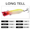 10 cores Nova isca Popa 8cm 10,7g e-commerce equipamento de pesca Anzol 6# Isca plástica