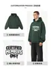 Ropa de trabajo resistente sin capucha, sudadera con capucha de hombre de marca trendy americana transfronteriza, sudadera holgada estilo callejero dopamina, hecha a medida