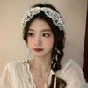 Faixa de cabelo de renda estilo desejo puro de primavera Faixa de cabelo de menina do primeiro amor japonês Anel de cabelo de fita Mori Super fada para prender o cabelo Adorno de cabeça