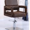 Silla de peluquería con reposabrazos de madera maciza, silla de barbería, silla reclinable elevadora para cortar el pelo, venta al por mayor 3022