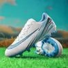 Zapatos de Fútbol Transfronterizos Talla 33-46 para Hombres y Mujeres, Adolescentes, Estudiantes, Ag Tacos Largos, Zapatos Deportivos de Entrenamiento para Competición