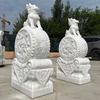 Venta al por mayor de puerta de talla de piedra, muelle de piedra, tambor de piedra, muelle de piedra, un par de tambores de mármol blanco natural, elefante de piedra, nueva puerta de patio de estilo chino