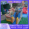 Cama elástica hinchable grande con tobogán, equipo de juego para niños para interiores y exteriores, estructura modular entrelazada