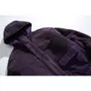 Chaqueta con Capucha de Algodón a Juego de Colores con Retazos de Lana de Cordero Holgada Retro Otoño e Invierno para Hombres y Mujeres Pareja Ma46