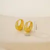 Aretes Sencillos Accesorios de Joyería Semi-terminados Material Hecho a Mano Metal Hebilla de Oreja Geométrica Gloff Aretes Versátiles