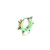 Ventas Directas de Fábrica Estilo Coreano Moda Estilo Punk Acero Inoxidable Remache Cono Puntiagudo Pendientes Personalizados Clips para Orejas Sin Perforaciones