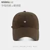 Nueva Gorra de Béisbol Bordada con Letra U para Primavera y Verano para Mujer, Gorra de Béisbol Simple y Versátil Estilo Pareja con Visera Ancha para Hombre