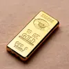 Encendedor Ultra-Delgado Ladrillo de Oro Barra de Oro Nugget de Oro Inflable Personalizado Rueda de Fricción de Pedernal Llama Abierta Joyería Tienda de Oro Regalo