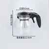Máquina para bar de té con gran capacidad, hervidor de temperatura constante, tetera de cristal grueso resistente al calor para té de flores, dispensador de agua, hervidor de cristal aislado