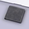 Billetera Corta para Hombre Billetera para Hombre Billetera Doble Bolsa para Dólares para Hombre Billetera Plegable Cuero Suave para Estudiante