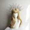 Lolita Anjo Virgem Coroa Dourada e Prateada Halo Pacote de Materiais Adereços para Performance de Palco Acessórios para Cabeça