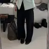 Versión de Cuero Suave de Mocasines Plisados Estilo Británico Retro, Zapatos sin Cordones de Punta Redonda para el Trabajo, Zapatos Negros de Cuero con Tacón Grueso para Mujer