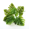 Flores Artificiales Plantas Verdes Plantas de Simulación Plantas en Maceta Arreglo Floral Hojas Decoración de Pared Pared de Plantas Paisajismo Hojas Verdes Chlorophytum Hojas de Monstera