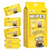 Paquete de Mini Toallitas Húmedas, Toallitas Desechables Portátiles para Manos y Boca, Toallitas Húmedas para Limpieza de Bebés al por Mayor, Uso Especial