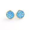 Aretes Gymnus de 10 mm acero inoxidable chapado en oro real racimo de cristal mineral aretes Gymnus AliExpress Amazon