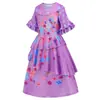 Nuevo vestido para niña serie Casa Mágica infantil morado isabella vestido de princesa isabella