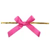 Venda por atacado Bow Wine Packaging fita decorativa Ribbon Bow Plus Gold Silk Gift Box Acessórios