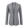 Exportación Transfronteriza Ropa de Mujer Verano 2025 Estilo Europeo y Americano Suelta Casual Color Sólido Delgada Chaqueta Cardigan para Mujer Z625292