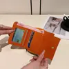 Carteira Nova Transfronteiriça Japonesa e Coreana Estilo Ins Pequena Moda Feminina Kelly Porta-Cartões Múltiplos Porta-Cartões Estudante Dobrável Porta-Moedas
