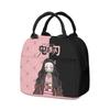 Mochila Escolar con Diseño de Anime, Mochila de Viaje, Lonchera, Estuche para Lápices, Set de Tres Piezas para Estudiantes de Primaria y Secundaria, con Estampado