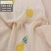 Gasa de doble capa crepé de algodón puro seersucker tela para pijama tela para ropa de casa ropa de luna pantalones antimosquitos
