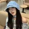 Gorra de Béisbol con Protección Solar para Mujer 2026 Nuevo Verano Visera Solar Viaje Mezclilla Boina Adelgazante Versátil Sombrero de Artista