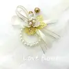 Flor de Muñeca para Dama de Honor de Boda Rosa Rosa Pulsera de Grupo de Hermanas Flor Suministros de Boda Flor de Mano para Grupo de Damas de Honor Boda