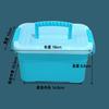 Caja de almacenamiento plástico 0.8 portátil caja de almacenamiento PP snack juguete arena espacial plastilina almacenamiento goo caja para guardar tarjetas