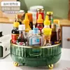 Estante de almacenamiento de cocina, caja de condimentos para el hogar, estante de almacenamiento giratorio, estante de condimentos, estante de almacenamiento para artículos diversos