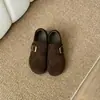 Sapatos femininos estilo Birkenstock de 7cm, tudo incluído, nova coleção outono 2026, versáteis, com salto oculto para aumento de altura, adequados para mulheres baixinhas, estilo casual