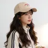 Gorra de Béisbol Bordada con Letras y Cachorro, Fresca y Linda, Circunferencia de Cabeza Grande, Gorra de Pico Adelgazante, Sombrero de Copa Suave Moderno y Versátil